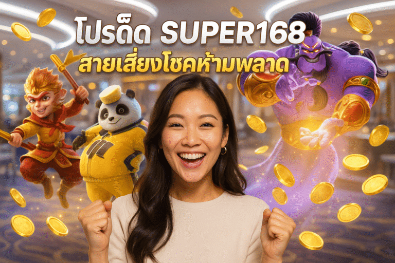 โปรเด็ด SUPER168 สายเสี่ยงโชคห้ามพลาด