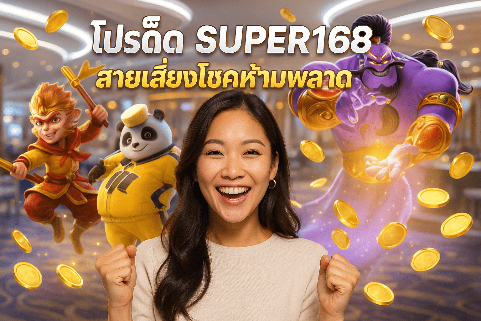 โปรเด็ด SUPER168 สายเสี่ยงโชคห้ามพลาด