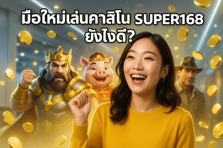 .มือใหม่เล่นคาสิโน SUPER168 ยังไงดี?