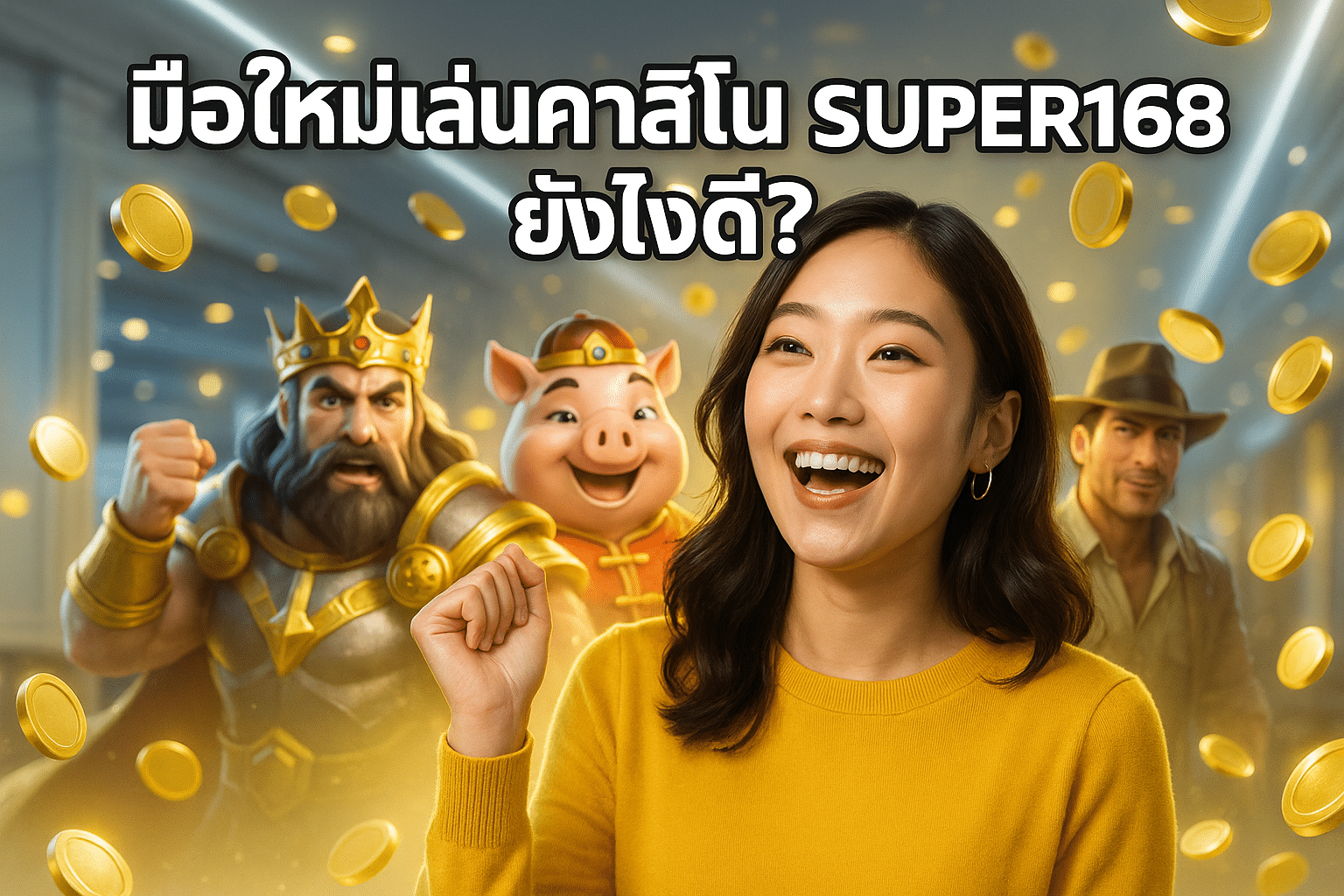 .มือใหม่เล่นคาสิโน SUPER168 ยังไงดี?